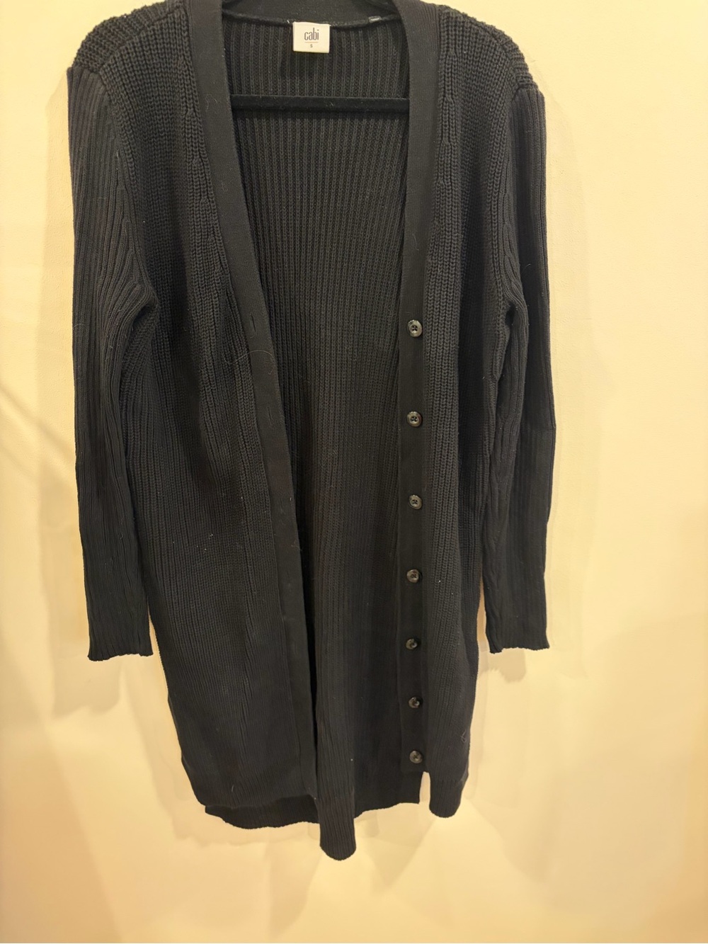 Cabi Long Knit Sweater Size S Style#3715